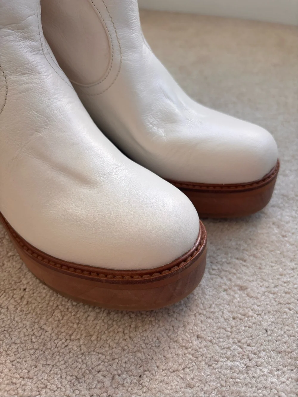 Paloma Barcelo Leather High Shaft Boots